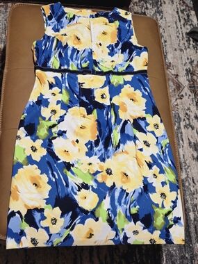 Perceptions New York Floral Mini Dress | Size 10 | Like New